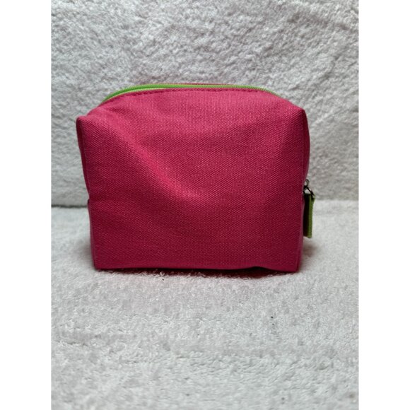 L'Occitane Le Printemps De L'Occitane Pink Canvas Cosmetic Makeup Bag - Picture 3 of 5